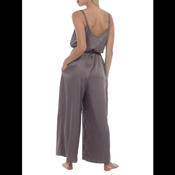 Paper Label - Departures Sicily Satin Belted Jumpsuit - Picture 2 of 7